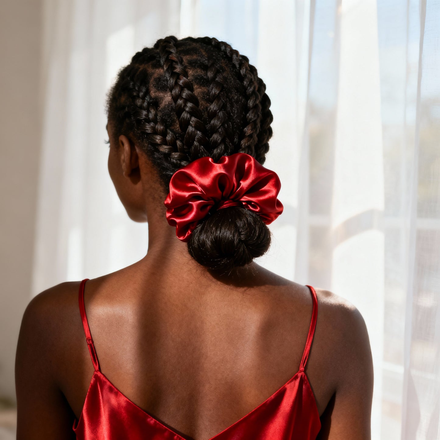 Grande Silk Puff Scrunchie | Blaze