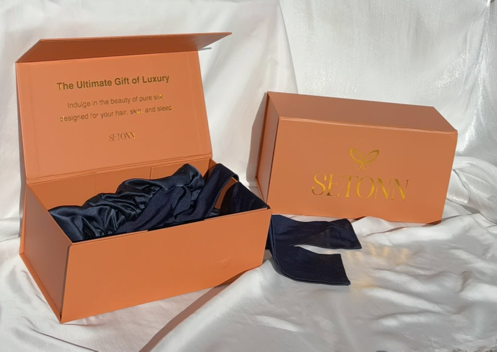 Silk Sleep Bonnet | Blue Haze