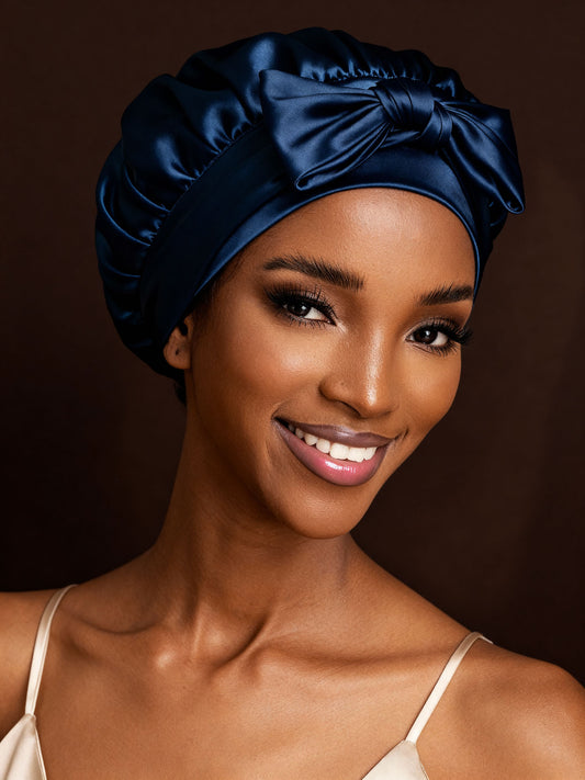 Silk Sleep Bonnet | Blue Haze