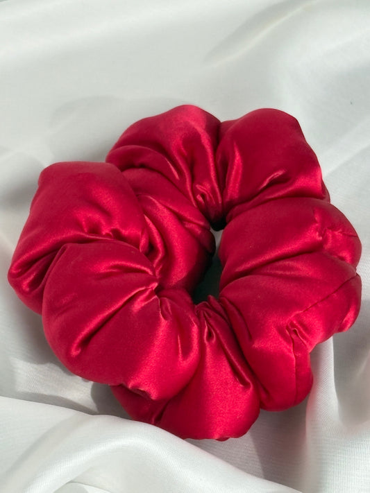 Grande Silk Puff Scrunchie | Blaze